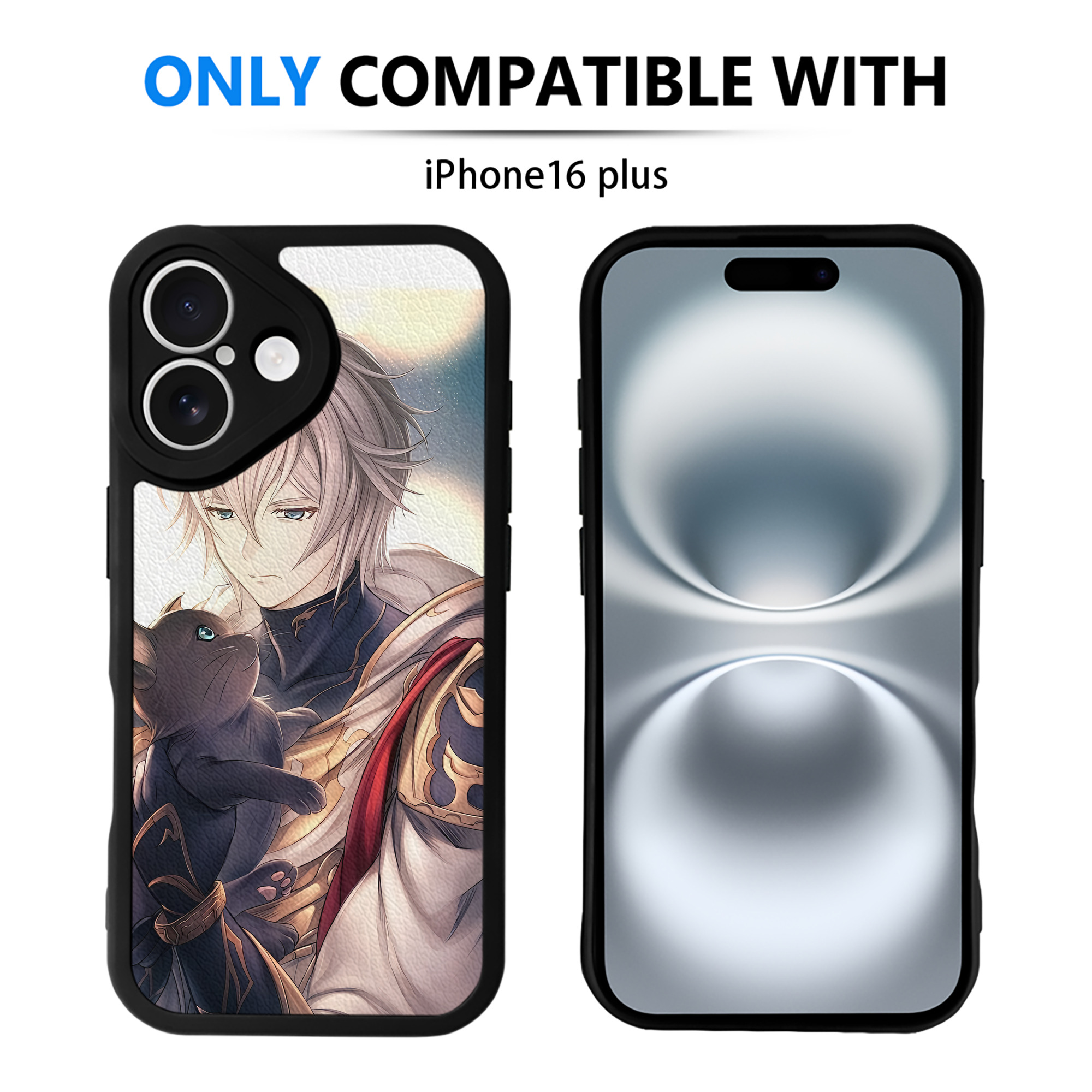 （画像用） 刀剣乱舞 Touken Ranbu 【iPhone 16シリーズ対応】シリコンスマホケース（レザー調） 材質：シリコン